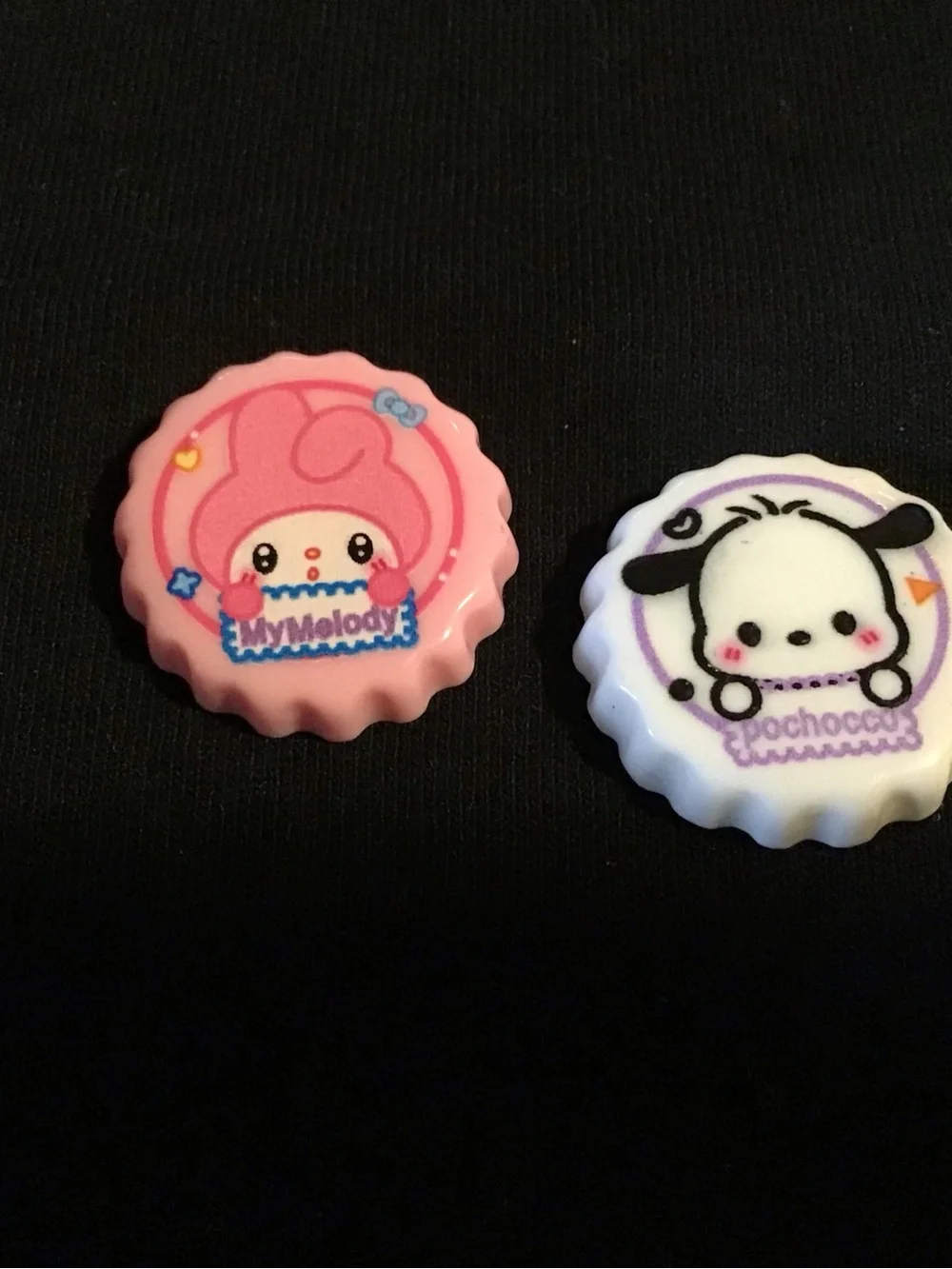 Set of four Sanrio characters mini magnet set